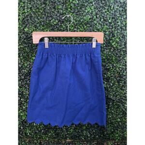J. Crew, Royal Blue,  Mini Skirt Women's size 00